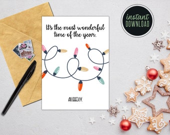 Cartolina Di Natale - Buone Vacanze - Biglietto Di Auguri - Divertente - Regalo Di Natale - Fidanzato - Fidanzata - Marito - Moglie - Sorella - Fratello - George Michael - L'ultimo Natale - Foto 8