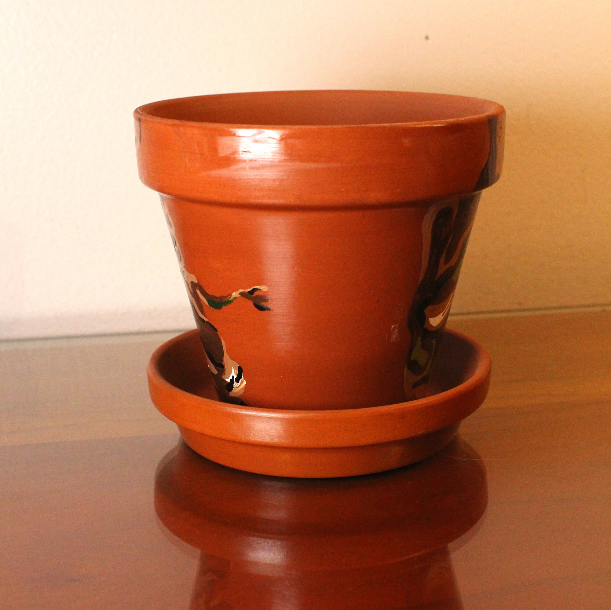Harry Potter Mandrake gemalt Blumentopf Etsy.de