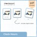 CLOCK HOURS - Telling Time, Reading a Clock, Clock Three Part Card ...