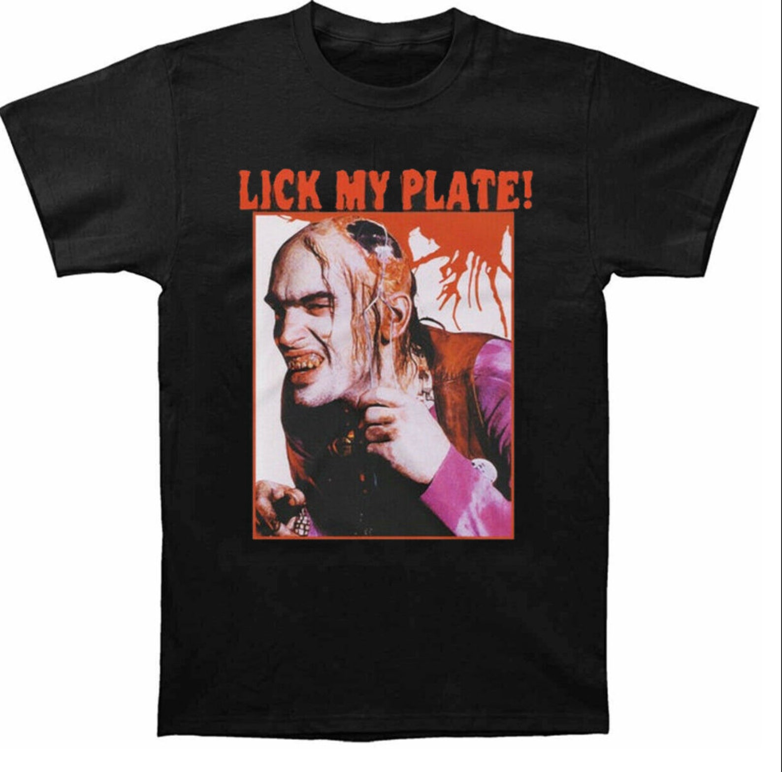 Chop Top Lick My Plate TShirtHorror Movie Texas Chainsaw Etsy