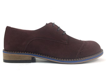 Oxford Shoes Women, Dinky-Di burgundy