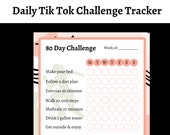 Daily Tik Tok Challenge Tracker