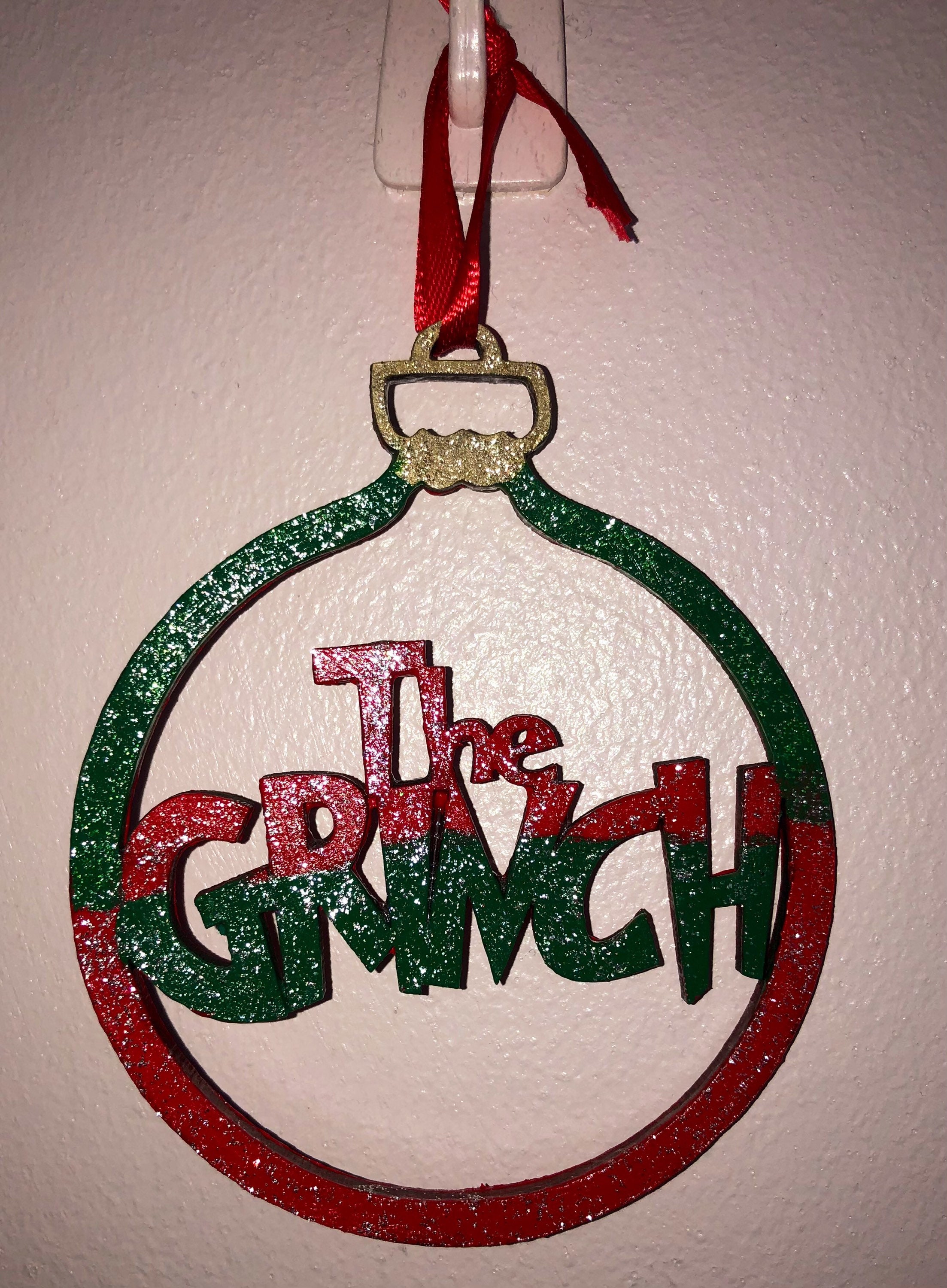The Grinch Bauble Baubles Christmas Baubles The Grinch Etsy