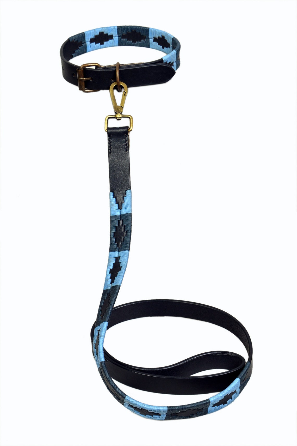 Polo Dog Collar and Leash Set Leather Dog Collar Leather Etsy