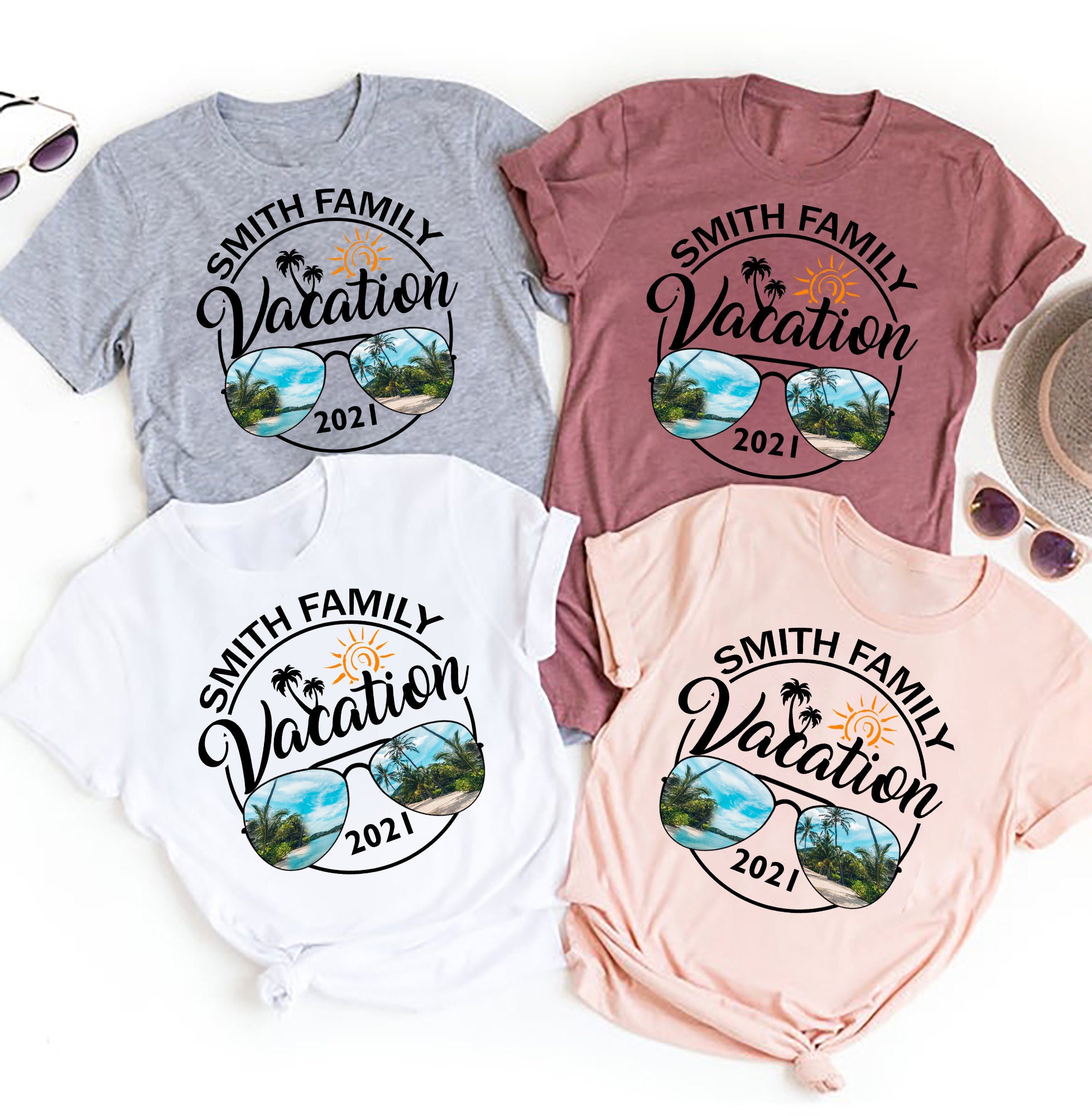 Custom Family Vacation 2021 shirts Summer Shirts Summer | Etsy