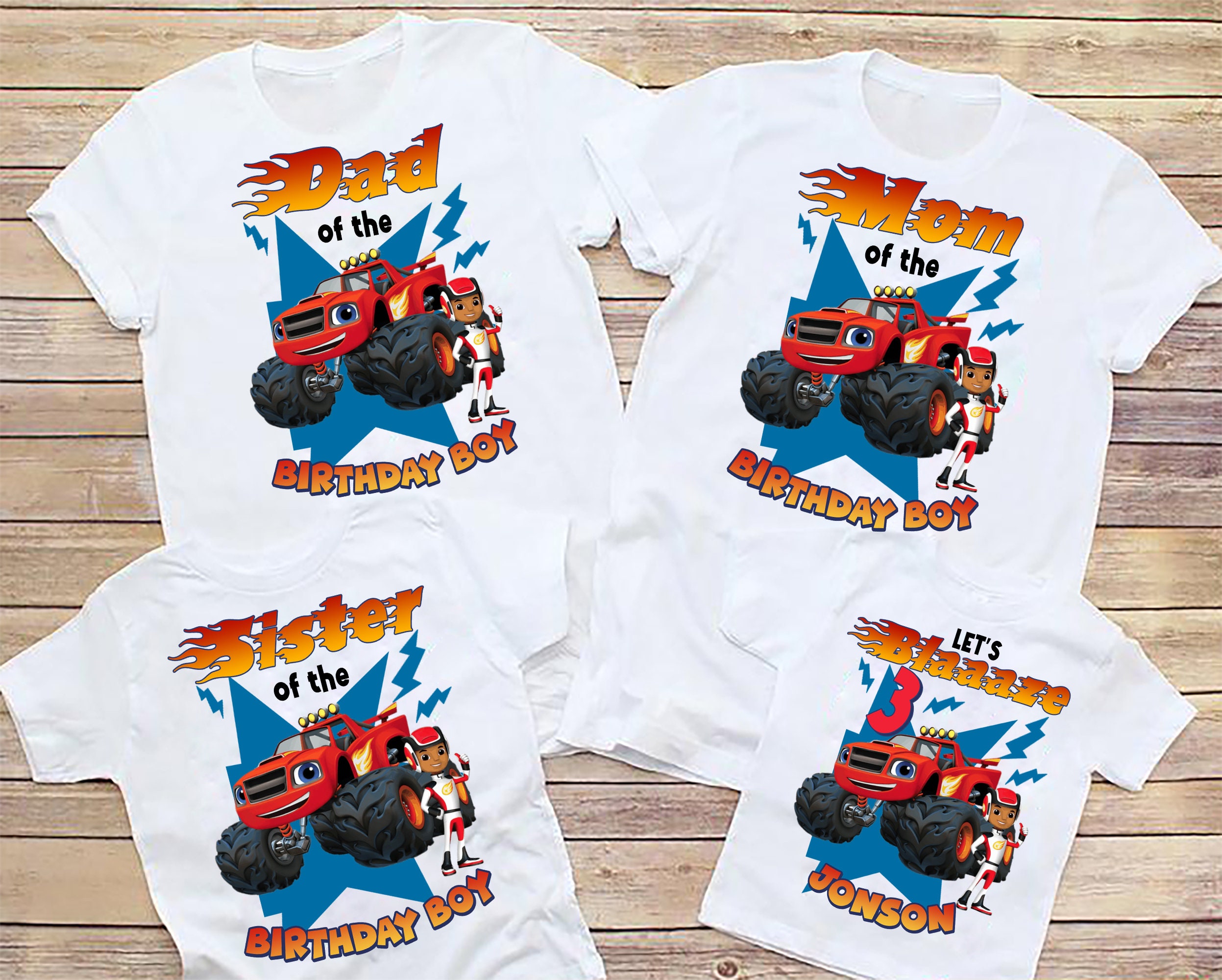 Blaze birthday shirt Blaze and the monster machines birthday | Etsy