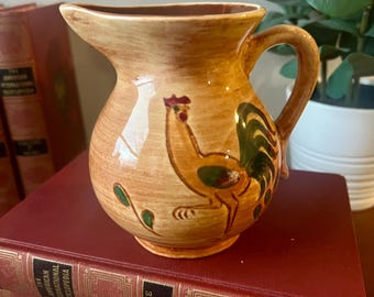 Pennsbury Pottery Rooster Pitcher – Vintage Handcrafted Ceramic