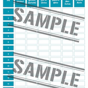 75 Day Challenge Tracker | Printable Checklist | Hard Challenge PDF | Fitness Planner | Habit Tracker | Digital Download