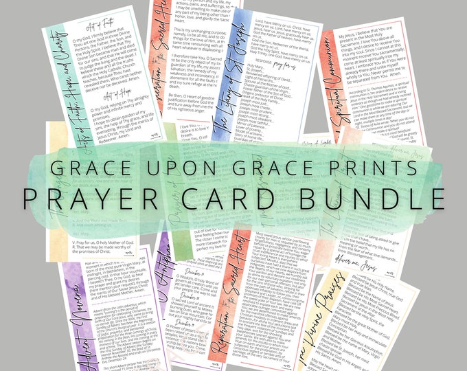 Featured listing image: Prayer Card Bundle | Discount Prayer Card | Choose 10