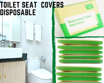 500 Sheets Hygienic Disposable Toilet Seat Covers - Travel-Friendly and Sanitary Solution