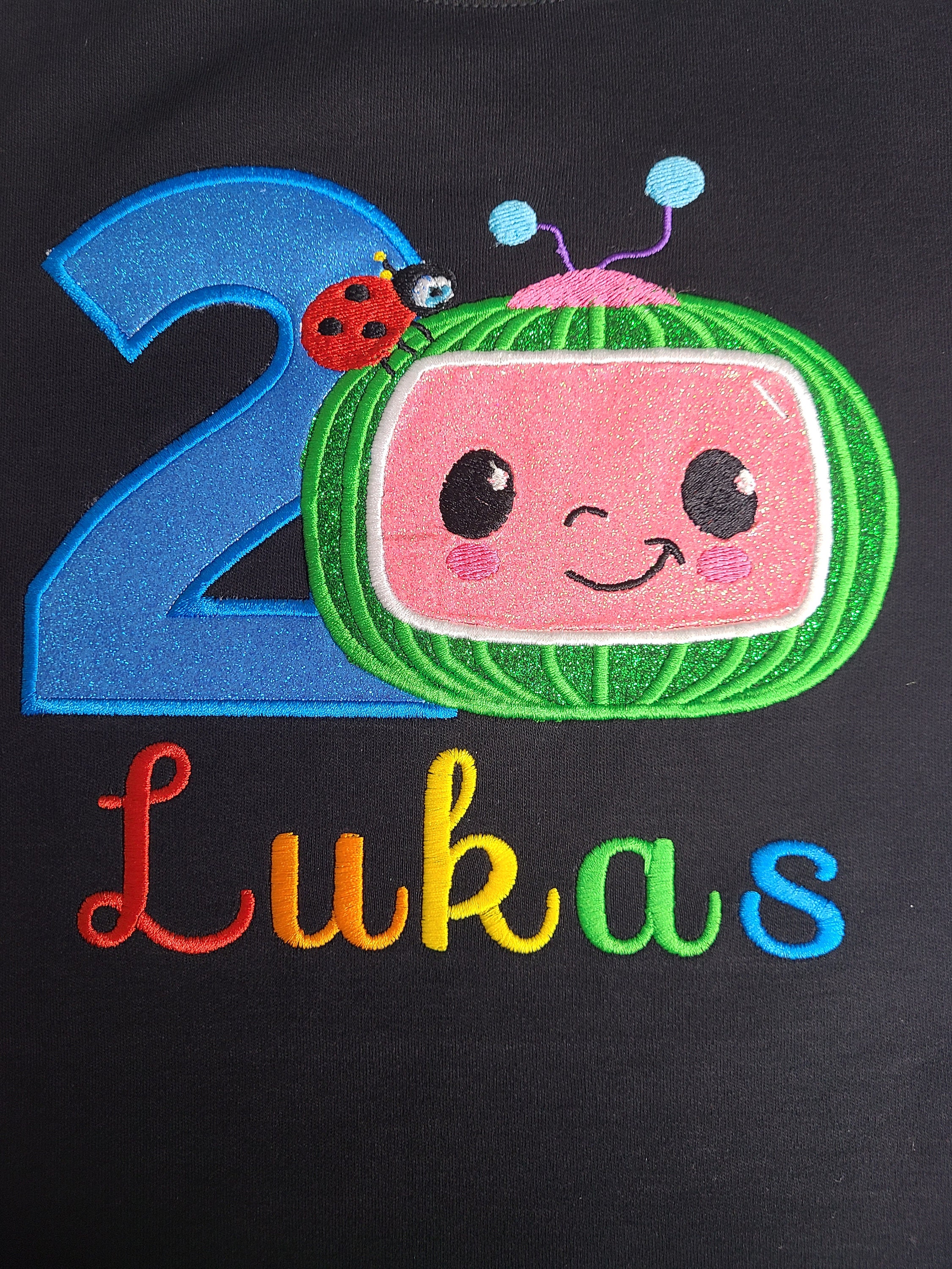 Cocomelon Birthday Theme Shirt/ Personalized Embroidered - Etsy