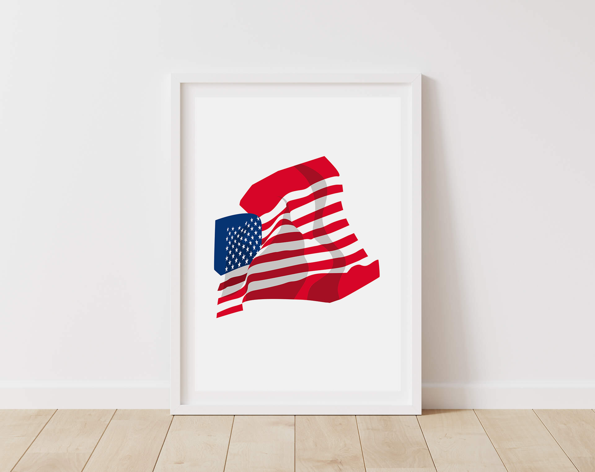 USA Flag Print Flag Art USA Art Stars and Stripes Art USA - Etsy