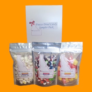 Freeze Dried Candy Variety Pack - Large 3 Bag Freeze Dried Candy Sampler - Sunburst, Hi-Chews Mix, Wild Berry Skiddles