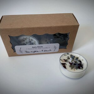 Soy Wax Tealights Pack of 4