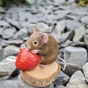 Polymer Clay Miniature Mouse Sculpey Collectable Hand Made Unique Model ...