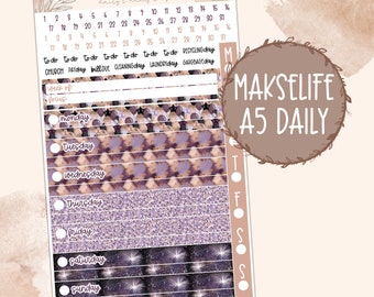 MAKSELIFE A5 DAILY 079 | Planner Stickers, MakseLife planner stickers