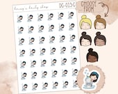 DC-013 || DOODLE GIRL - House Chores, Planner Stickers