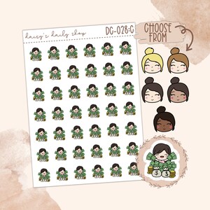 DC-028 | DOODLE GIRL, Planner Stickers, Erin Condren, Makselife, Plum Paper, Laurel Denise, Finance