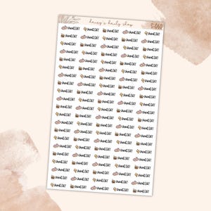 S-060 | CHEAT DAY | Planner Stickers, Erin Condren, Makselife, Plumpaper