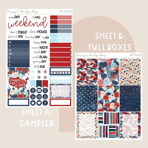 Fits Erin Condren Vertical Novel Tea Simple Kit