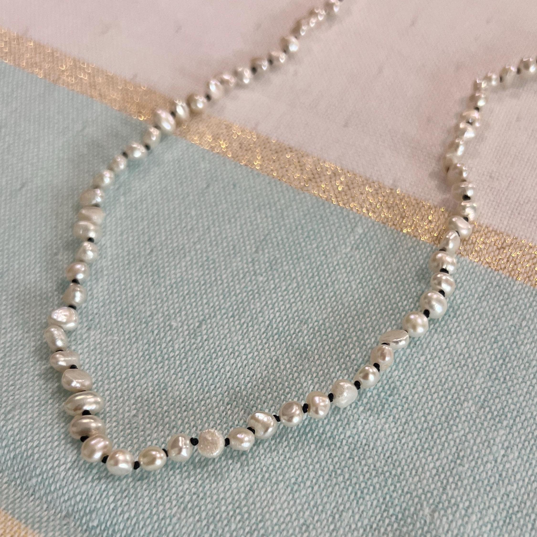 Pearl Cord Choker - Etsy