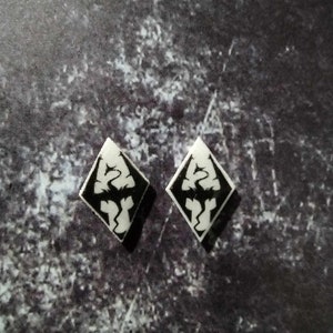 Emblem Studded Earrings