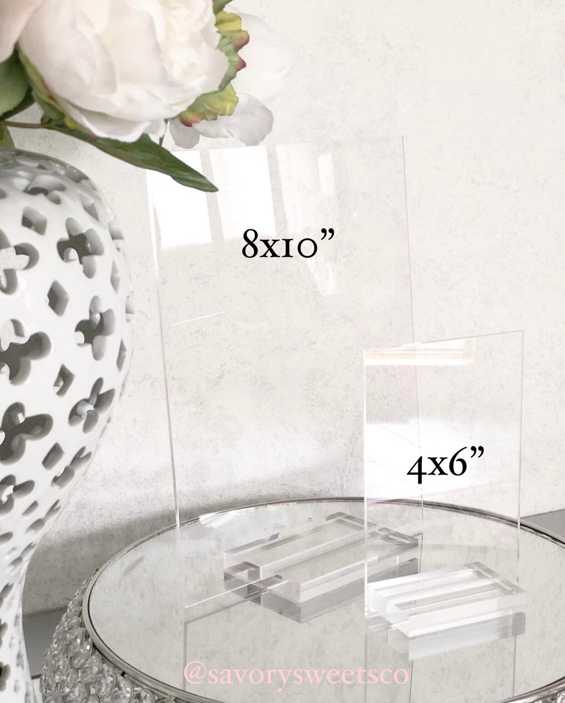 8x10 Acrylic Blanks DYI Acrylic Blanks Wedding Sign Clear Etsy