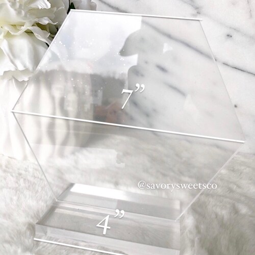 Blank Acrylic Table Number 5 Hexagon Acrylic Sign Etsy