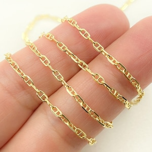 Round Link 14k White Gold Permanent Jewelry Chain – Peach Lane