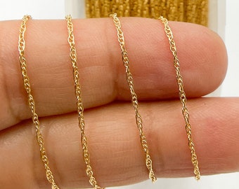14k Gold Chain Roll - Etsy Australia