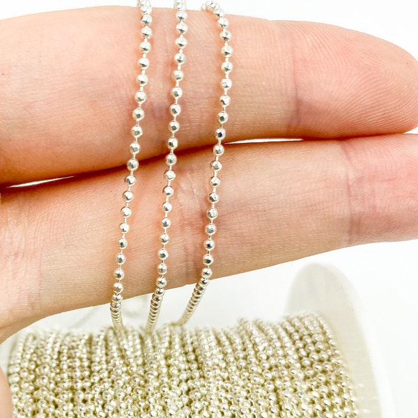 Faceted ball chain clearance