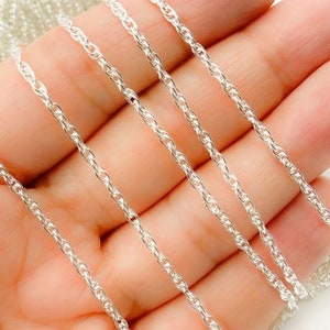 925 Sterling Silver Necklace Chain, Chain Necklace, Silver
