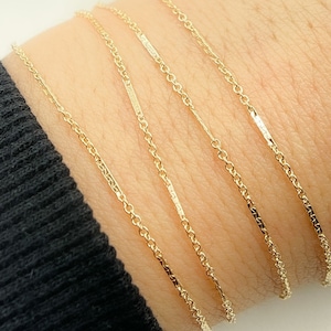 Gold Fill CHAIN, 14k Gold Filled Chain, Necklace Chain