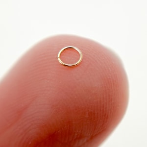 3mm 26 gauge 14K Gold Filled Open Jump Ring, Wholesale Findings Supply for DIY Jewelry Making. 26GAGFOPENJR
