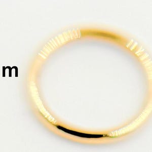 6mm 22 Gauge CLOSED 14k gold filled jump ring, Close Jump Ring Findings, Wholesale gold Jewelry  , Gold Filled Jump Ring. 22-6GAGFCLOSEJR