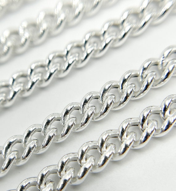 wholesale sterling silver bulk chains by the foot