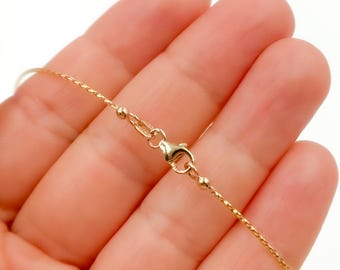14K Solid Gold Fancy Choker Necklace, Fine Everyday Jewelry. 275/389
