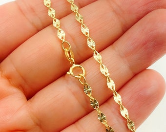 14K ゴールド アイス リンク チェーン ネックレス - ダイヤモンド
