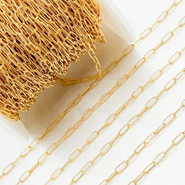 Chunky Gold Link Necklace main image 1