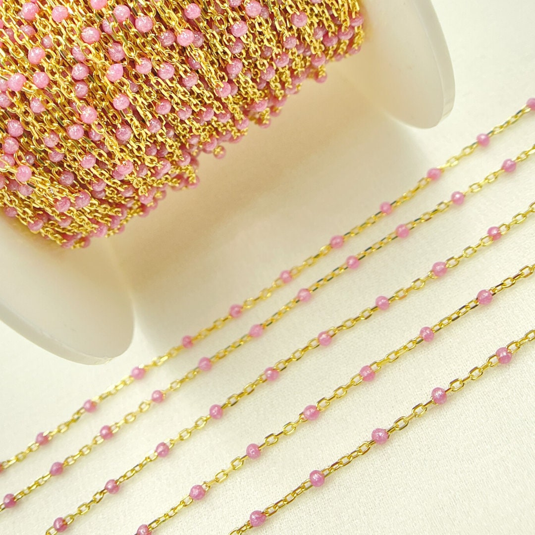 アクセサリー 19SO 24/7 Pink Gold Ball Chain Necklace ELISA COLOR BURST FRAME SHORT PENDANT NECKLACE, GOLD BRIGHT