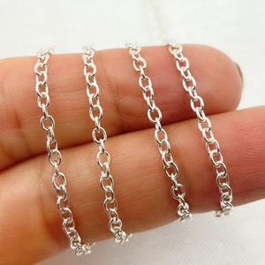 アクセサリー silver 925 vintage cable chain necklace 32 Inches 925 Sterling Silver Cable Chain (type 5) - Etsy Canada