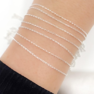 1FT 1mm Genuine Silver Chain, Unfinished Wheat Chain by Foot, Spiga Chain, Snake 925 Silver Chain, Sterling Silver Jewelry Supply. Z20SS
