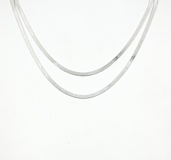 ★HARANG★ HR 345N_Herringbone Snake Chain Necklace (Thick) il_1080xN.3227655616_misq.jpg