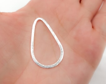 35mm 925 Sterling Silver Drop Connector, Wholesale Findings Supply for DIY Jewelry Making. TD5SS
