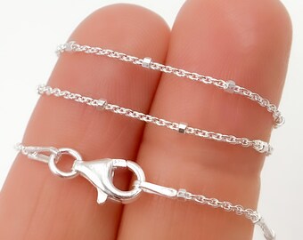 ☆TATIANA☆ Silver 925 Black Cube Beads Necklace NZ2136 MUSINSA | TATIANA (Silver 925) Black Cube Beads Necklace NZ2136