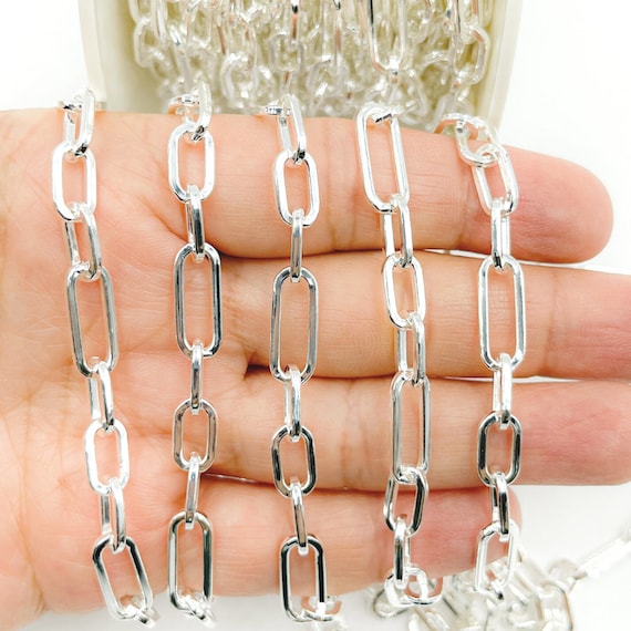 Navajo Sterling Silver Paper Clip Chain Necklace Native American Jewelry –  Jewelry Native American