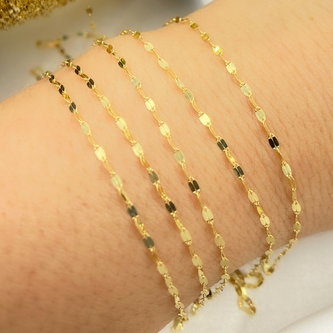 【h-man】SENTI RORO MARINA CHAIN GD CH collection] Lolo Marina chain necklace - L gold – h