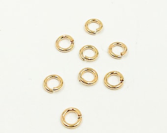 3mm 24ga Open 14k gold filled jump ring, Open Jump Ring gold Bulk Findings, Wholesale gold Jewelry Supply bulk, Gold Fill Jump Ring. 4004415