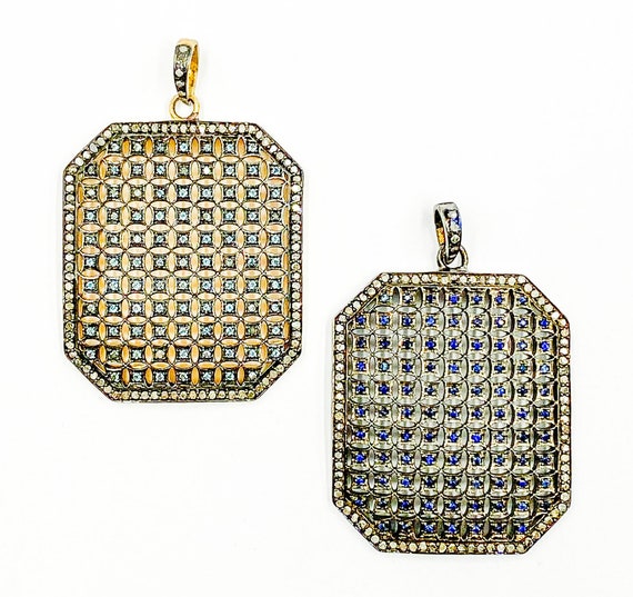 Pave diamond pendants wholesale sale