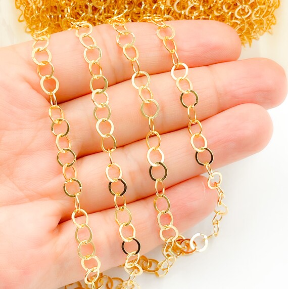 14k Gold Filled Chain Foot  14k Gold Filled Chain Wholesale - 100